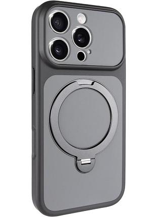 Чехол ummi full camera with magnetic fit hq ring для apple iphone 16 pro (6.3")