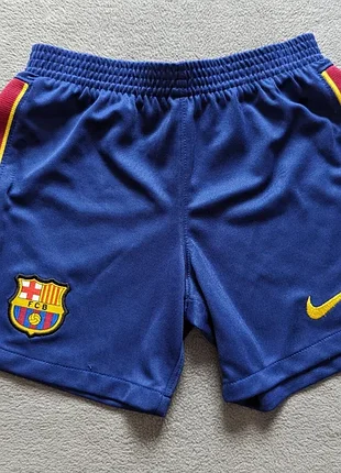 Детские шорты найк барселона 2020/21 рост 96-104см размер xs синие nike barcelona
