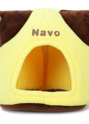 Гамак-будиночок для гризунів і птахів 21*20*21 см navo 1110