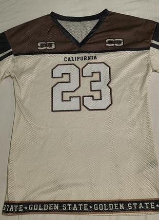 Shein golden state california - футболка сетчатая спортивная унисекс - м