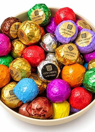 Дубайські цукерки lux choco мікс асорті, шоколадні цукерки з різними начинками 250г