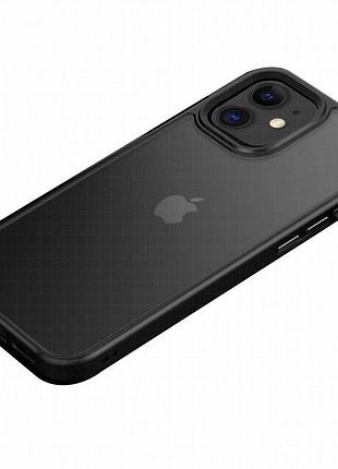 Tpu+pc чехол metal buttons для apple iphone 11 (6.1") черный / black