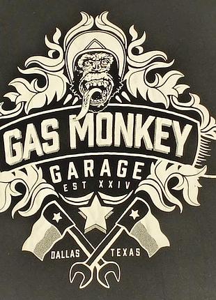 Gas monkey garage cotton - стильна культова  чоловіча футболка з бавовни - xl