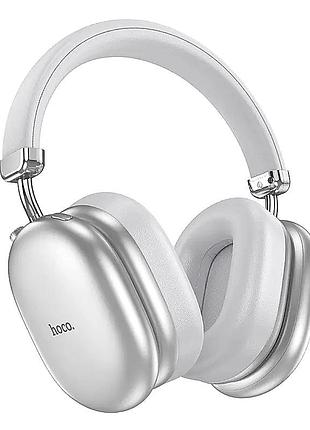 Бездротові накладні навушники hoco w35 max auspicious anc noise reduction bt headphones silver