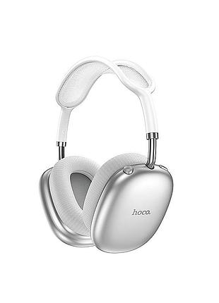 Беспроводные накладные наушники hoco w55 plus happiness anc noise reduction bt headphones silver