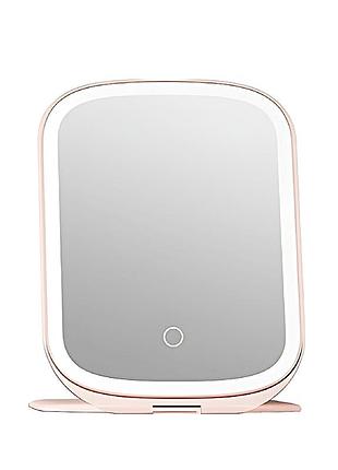 Дзеркало для макіяжу xiaomi doco cosmetic mirror portable with lamp flip version-powder