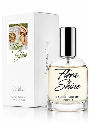 Женская парфюмерная вода jerelia flora shine цветочная древесная мускусная 50 мл