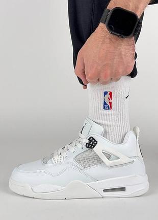 Nike air jordan 4 retro white 4