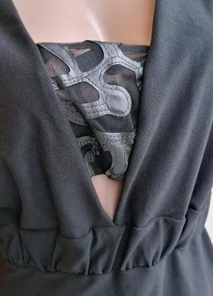 Черное платье boohoo 3