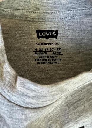 Нова футболка levi's 3-4 роки 3