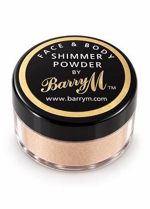 Barry m face & body shimmer powder — сяюча пудра для обличчя і тіла, оригінал