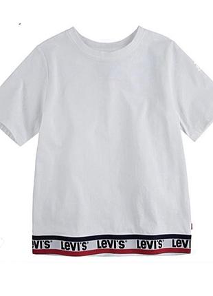 Нова нарядна футболка levi's 4 т 3-4 роки