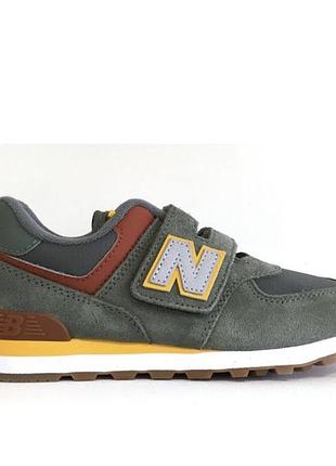 Дитячі кросівки new balance 574 із натуральної замші 29розміру