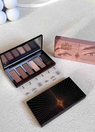 Палетка тіней для повік charlotte tilbury — the super nudes easy eye palette