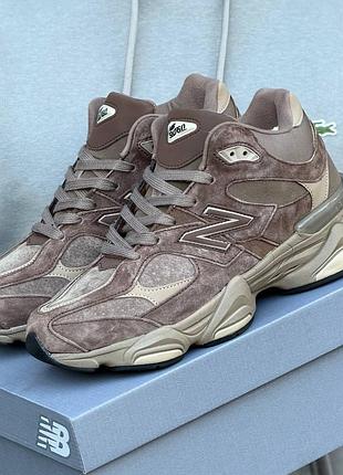 Кросівки чоловічі new balance 9060 коричневі