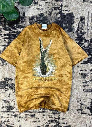 Футболка crocodile vintage 90s