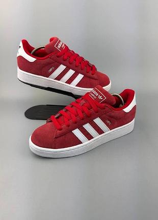 Кеди adidas campus 00s "better scarlet / cloud white" 2