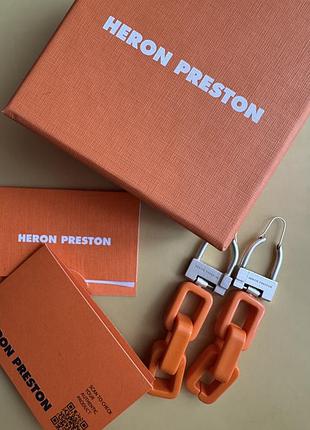 Нові сережки heron preston оригінал