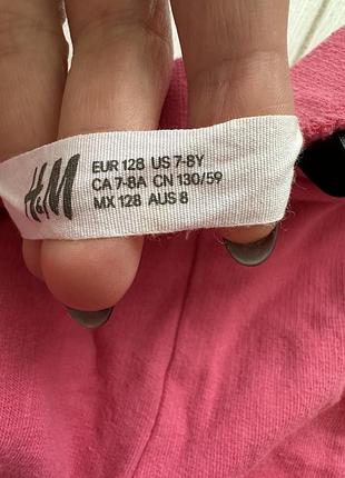 Лосини для дівчинки h&m рожеві 2