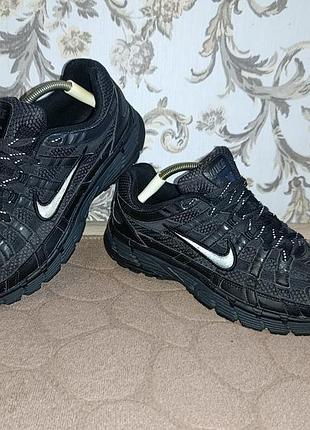 Кроссовки мужские спортивные nike p-6000 black