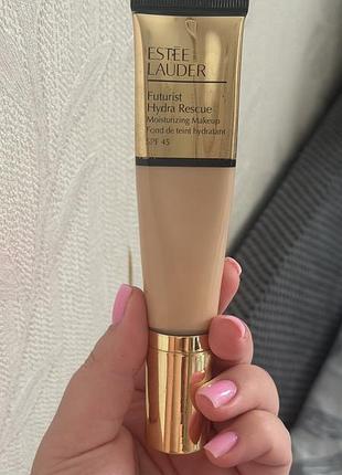 Тональний крем estee lauder futurist hydra rescue moisturizing makeup spf 45 1n2
