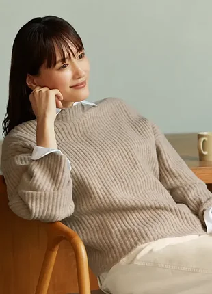 Светр джемпер uniqlo з пряжі суфле