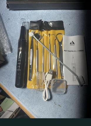 Набір для професійного чищення зубів собак і котів petbank pet tooth cleaner (14 в 1