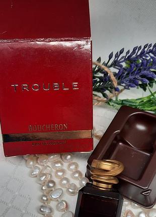 Ультрарідкісна вінтажна мініатюра boucheron trouble. eau de parfum, 5 ml