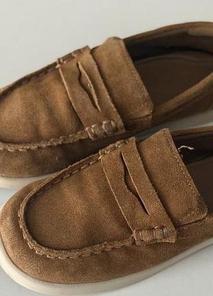 Лофери дитячі zara замшеві 2