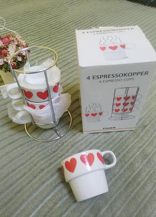 Кавовий сервіз tiger 4 espressokopper 3