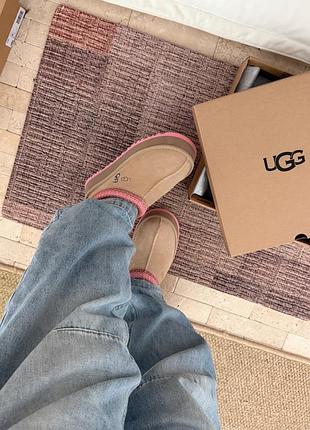 Лімітована колекція ugg razz угг замшева рожеві бежеві сині