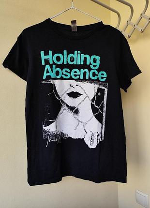 Мерч футболка хардкор банди holding absense
