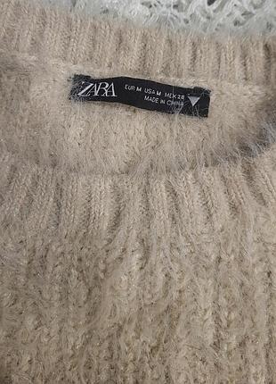 Пухнастий топ zara 2