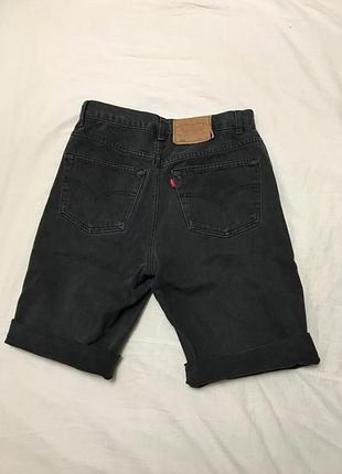 Джинсові шорти levi’s темно-сірі оригінальні