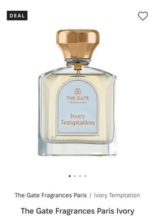 Пробники парфумів the gate fragrances paris ivory temptation 1,5 мл