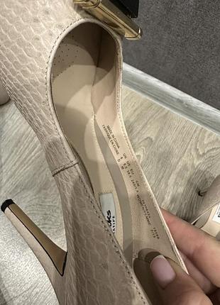 Туфлі clarks бежеві лодочки 5