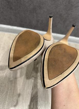 Туфлі clarks бежеві лодочки 4