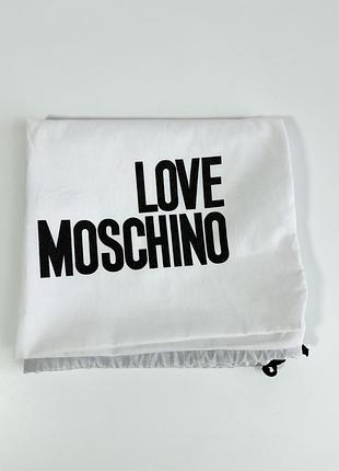 Продається оригінальний фірмовий пильовик (пилозахисний мішок / пыльник) love moschino білого кольору з контрастним чорним логотипом брендy.