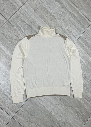 Uniqlo jw anderson 100% wool mock neck sweater, smart and casual size m світер гольф водолазка