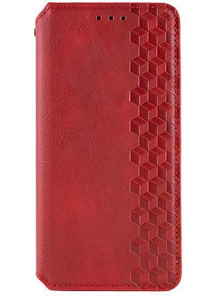 Кожаный чехол-книжка getman cubic (pu) для apple iphone xr (6.1")