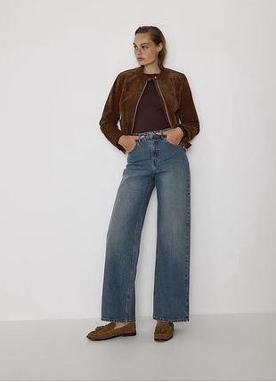 Широкие джинсы reserved wide leg