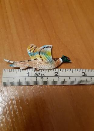 Брошь птица 4