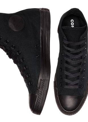 Високі кеди converse чорні 2