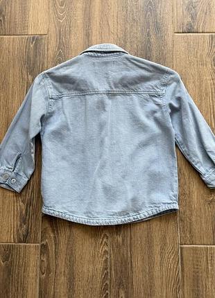 Джинсова сорочка zara для дитини 3