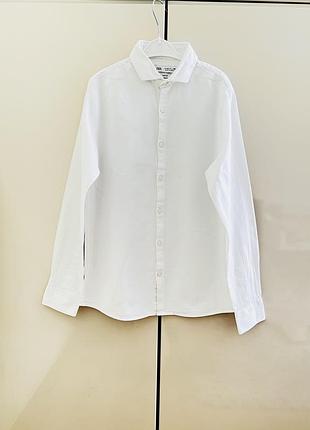 Біла базова сорочка zara 158 розміру