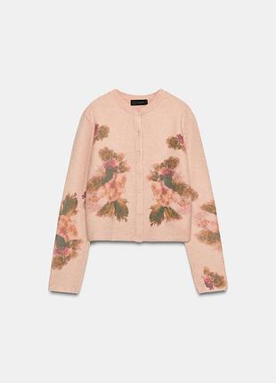 Кардиган жіночий рожевий zara new