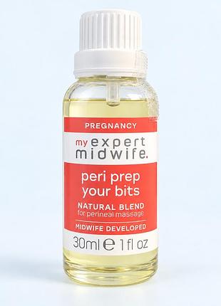 My expert midwife peri prep your bits 30 мл — олія для масажу промежини перед пологами