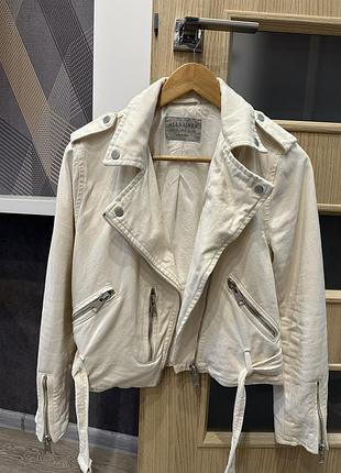 Джинсова куртка allsaints біла