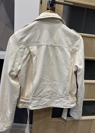 Джинсова куртка allsaints біла 7