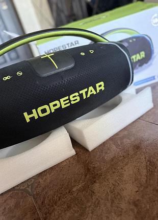 Портативна колонка hopestar a65 з rgb підсвічуванням